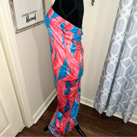 Allover swirl Print summer tube  Bodycon Dress - Picture 4 of 8